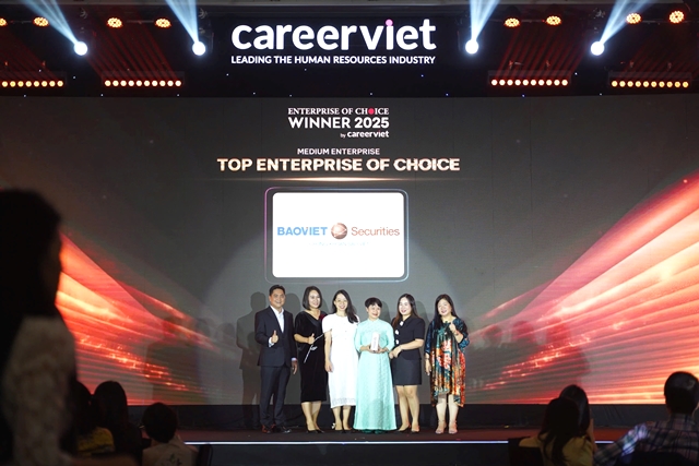 BVSC nhận 3 giải thưởng uy tín tại cuộc bình chọn “Doanh nghiệp yêu thích – Enterprise of choice 2025”