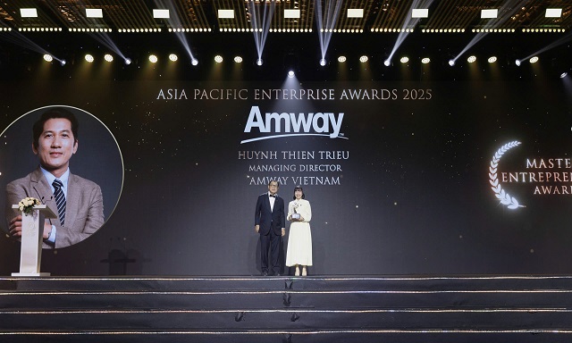 Tổng Giám đốc Amway Việt Nam vinh dự nhận giải thưởng Doanh nhân xuất sắc Châu Á 2025