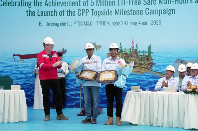PTSC: Dấu mốc 5 triệu giờ làm việc an toàn - Khẳng định năng lực quản trị dự án