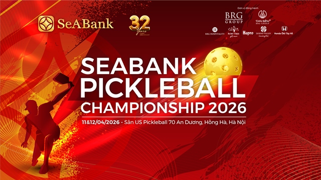 SeABank tổ chức giải Pickleball Championship 2026,  gây quỹ học bổng cho trẻ em nghèo nhân dịp 32 năm thành lập