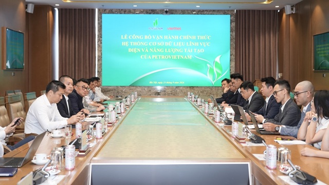 PETROVIETNAM chính thức vận hành Hệ thống Cơ sở dữ liệu lĩnh vực Điện và Năng lượng tái tạo