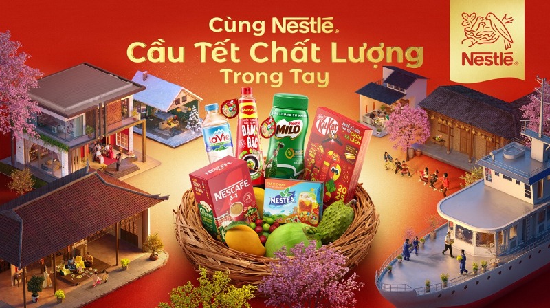 Nestlé khởi động Chương trình “Cùng Nestlé, cầu Tết chất lượng trong tay”  nhằm tôn vinh giá trị Tết truyền thống Việt Nam