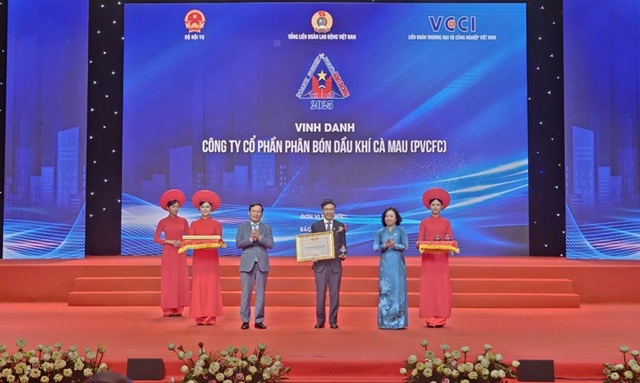 PVCFC lần thứ 5 được vinh danh Doanh nghiệp tiêu biểu vì người lao động