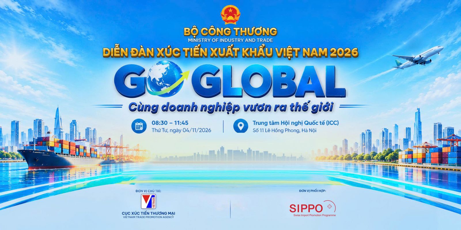 Diễn đàn Xúc tiến xuất khẩu Việt Nam 2026 mở lối cho doanh nghiệp vươn ra thế giới