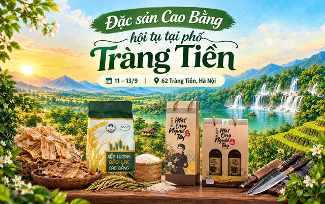 Đặc sản Cao Bằng xuống phố Tràng Tiền