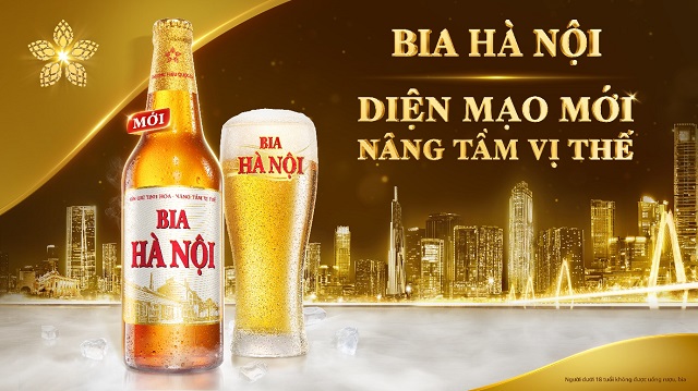 Bia Hà Nội - Phiên bản bia chai 450ml thay diện mạo mới, nâng tầm vị thế