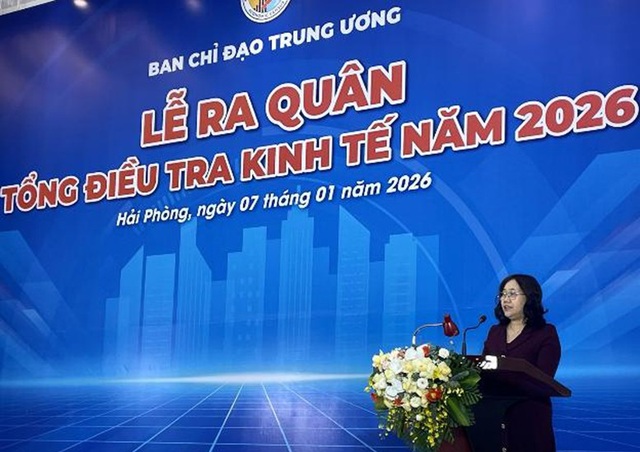 Ra quân tổng điều tra kinh tế năm 2026: Tạo dữ liệu cho mô hình tăng trưởng mới