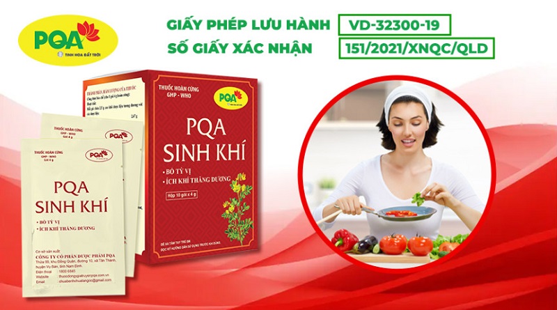 PQA Sinh Khí giải pháp chăm sóc nâng cao sức khỏe bằng Đông Y