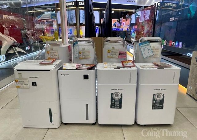 Thị trường máy hút ẩm vào mùa cao điểm