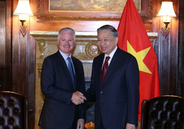 Tổng Bí thư, Chủ tịch nước Tô Lâm tiếp lãnh đạo một số tập đoàn Hoa Kỳ