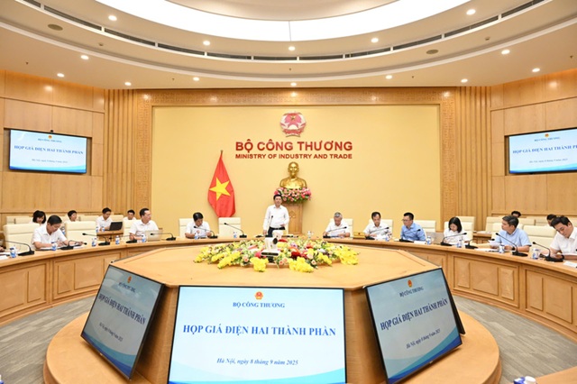 Bộ trưởng Bộ Công Thương chủ trì cuộc họp về giá điện hai thành phần