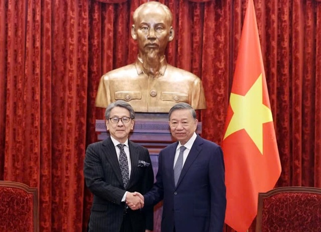 Tổng Bí thư, Chủ tịch nước Tô Lâm tiếp Chủ tịch Ngân hàng Hợp tác Quốc tế Nhật Bản (JBIC)