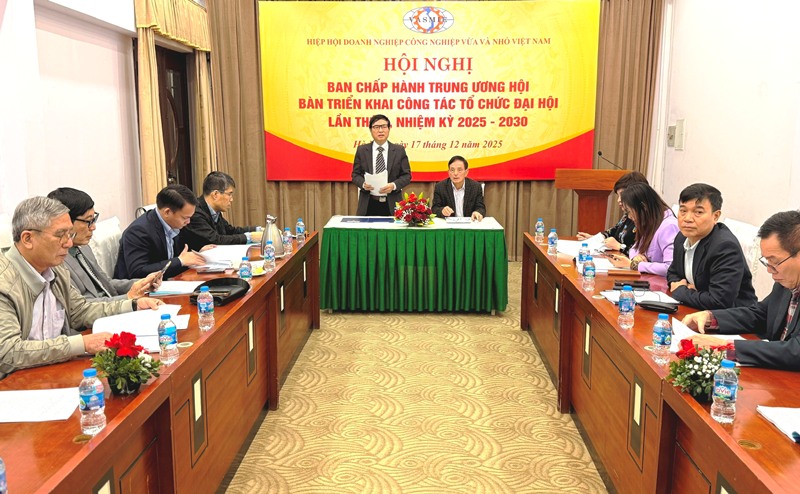 Hiệp hội Doanh nghiệp công nghiệp Vừa và Nhỏ Việt Nam: Tập trung trí tuệ, khẩn trương hoàn tất công tác tổ chức Đại hội lần thứ II, nhiệm kỳ 2025 – 2030