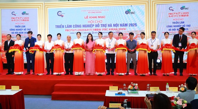 Khai mạc Hội chợ triển lãm Công nghiệp hỗ trợ Hà Nội năm 2025