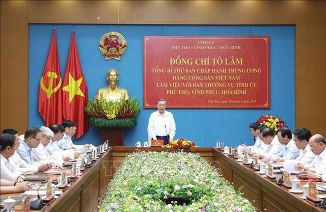 Tổng Bí thư: Tạo điều kiện phát triển các hành lang kinh tế xuyên suốt từ đồng bằng - trung du - miền núi