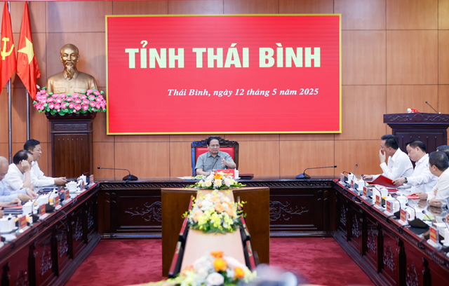 Thủ tướng: Thái Bình cần lấn biển và làm ngay tuyến đường 10 làn kết nối với Hưng Yên