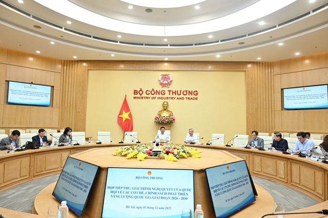 Bộ Công Thương họp tiếp thu, giải trình Nghị quyết của Quốc hội về các cơ chế, chính sách phát triển năng lượng quốc gia giai đoạn 2026 – 2030