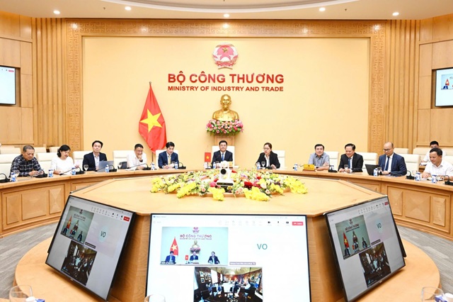 Thông tin phiên đàm phán trực tuyến cấp bộ trưởng về thương mại đối ứng Việt Nam - Hoa Kỳ