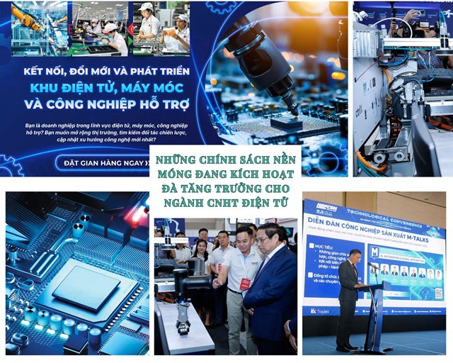 Những chính sách “nền móng” đang kích hoạt đà tăng trưởng cho ngành CNHT điện tử Việt Nam