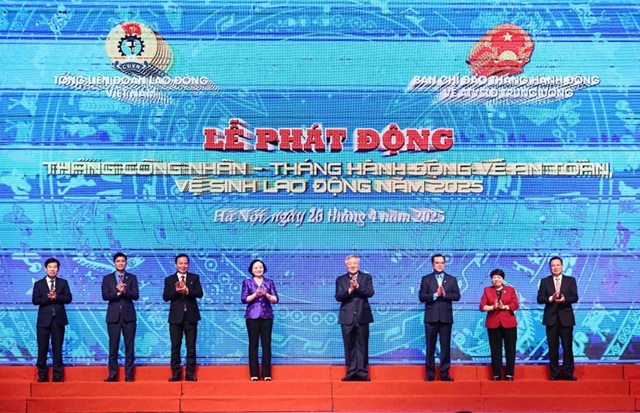 Phát động Tháng Công nhân và Tháng hành động về an toàn, vệ sinh lao động năm 2025