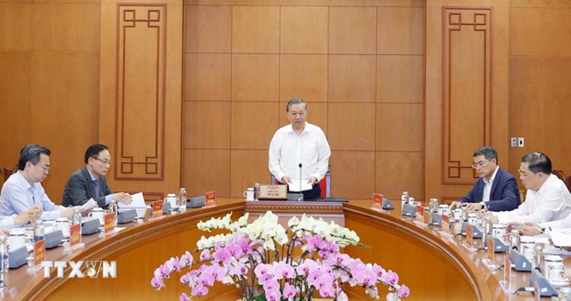 Tổng Bí thư Tô Lâm làm việc với Bộ Công Thương