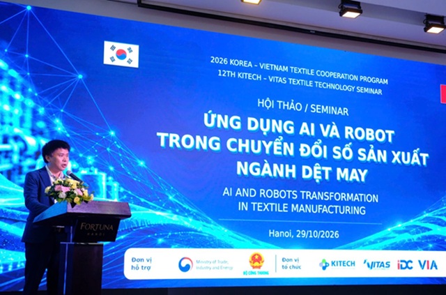 AI và robot gợi mở hướng chuyển đổi sản xuất tương lai cho ngành dệt may Việt Nam