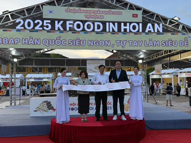 Khai mạc Lễ hội Ẩm thực Hàn Quốc tại Hội An