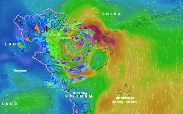 Bão số 3 sắp đi vào đất liền, dự báo trọng tâm mưa lớn