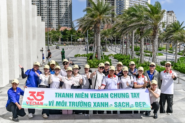 Vedan Việt Nam phối hợp cùng Hiệp hội Thương mại Đài Loan làm sạch bãi biển Vũng Tàu