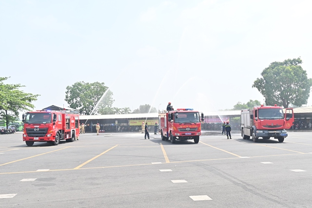 Vedan Việt Nam tổ chức thực tập phương án “Phòng cháy chữa cháy và cứu nạn cứu hộ” năm 2024