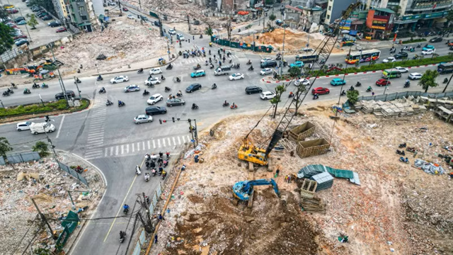 Hà Nội điều chỉnh tổ chức giao thông nút La Thành-Nguyễn Chí Thanh phục vụ thi công Vành đai 1