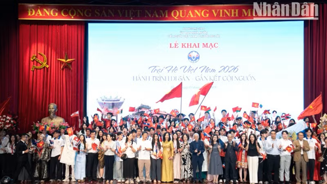 Khai mạc chương trình Trại hè Việt Nam 2026 với chủ đề "Hành trình di sản, gắn kết cội nguồn"