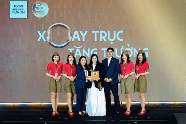 Forbes vinh danh Vietjet trong TOP 50 công ty niêm yết tốt nhất Việt Nam 2025
