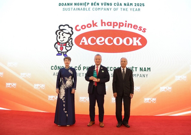 Acecook Việt Nam được vinh danh Top 50 doanh nghiệp phát triển bền vững tiêu biểu Việt Nam 2025
