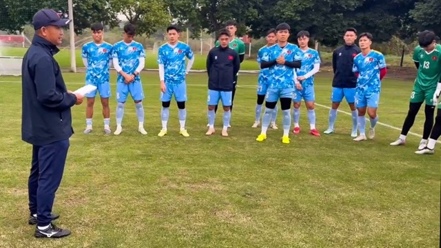 U22 Việt Nam tích cực chuẩn bị cho trận gặp U22 Trung Quốc