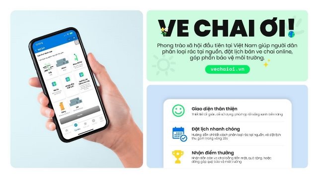 Ra mắt ứng dụng hỗ trợ phân loại và thu gom rác thải tại nguồn