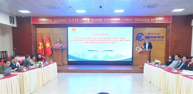 Trường Đại học Điện Lực góp ý xây dựng Dự thảo Thông tư về khai thác, sử dụng tài nguyên giáo dục mở trong hoạt động giáo dục đại học