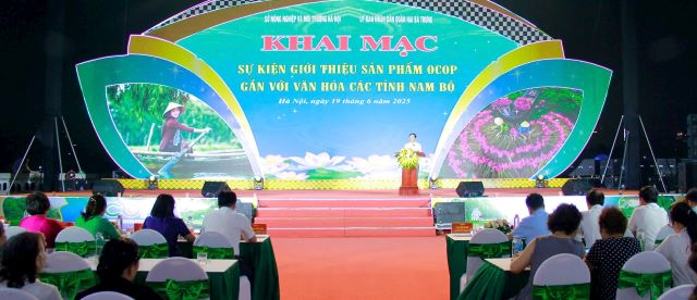 Khai mạc sự kiện giới thiệu sản phẩm OCOP gắn với văn hóa các tỉnh Nam Bộ
