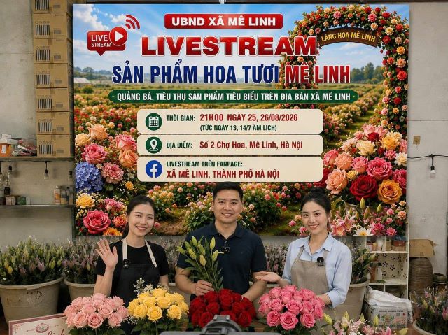 Hà Nội 100 ngày chuyển đổi số: Xã Mê Linh đẩy mạnh chuyển đổi số, mở cửa thị trường online cho nông sản tiêu biểu của địa phương