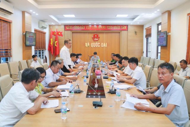 Xã Quốc Oai quyết liệt triển khai công tác kiểm soát giết mổ gia súc, gia cầm