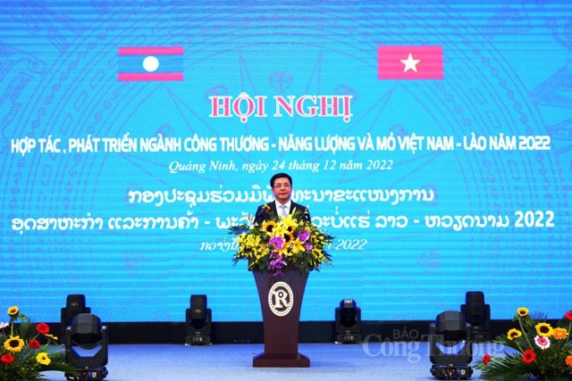 Hội nghị hợp tác phát triển ngành Công Thương- Năng lượng và Mỏ Việt Nam - Lào 2022