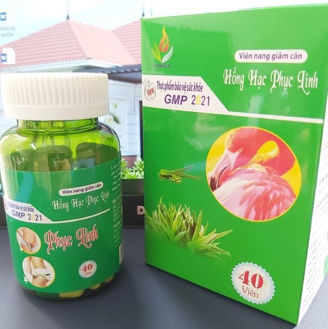 Viên nang giảm cân Hồng Hạc Phục Linh có chứa chất cấm 